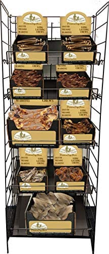 Fieldcrest Farms Wire Empty Rack Display Natural Dog Chews -  