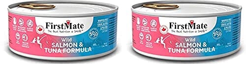 Firstmate 50-50 Salmon and Tuna Canned Cat Food - 5.5 Oz - Case of 24  