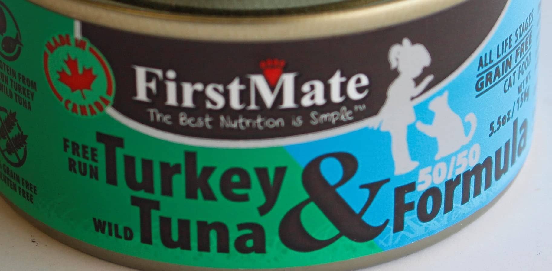 Firstmate 50-50 Turkey and Tuna Canned Cat Food - 5.5 Oz - Case of 24  