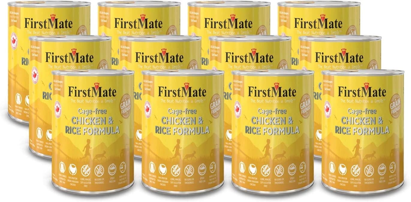 FirstMate Chicken and Rice Canned Dog Food - 12.2 Oz - Case of 12  