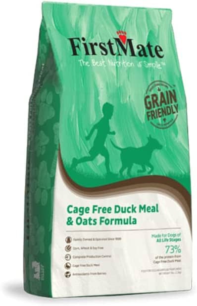 FirstMate Duck and Oat Dry Dog Food - 5 Lbs