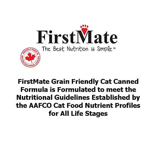 Firstmate Friendly Chicken and Rice Canned Cat Food - 5.5 Oz - Case of 24  