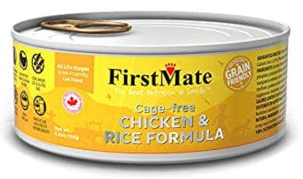 Firstmate Friendly Chicken and Rice Canned Cat Food - 5.5 Oz - Case of 24  