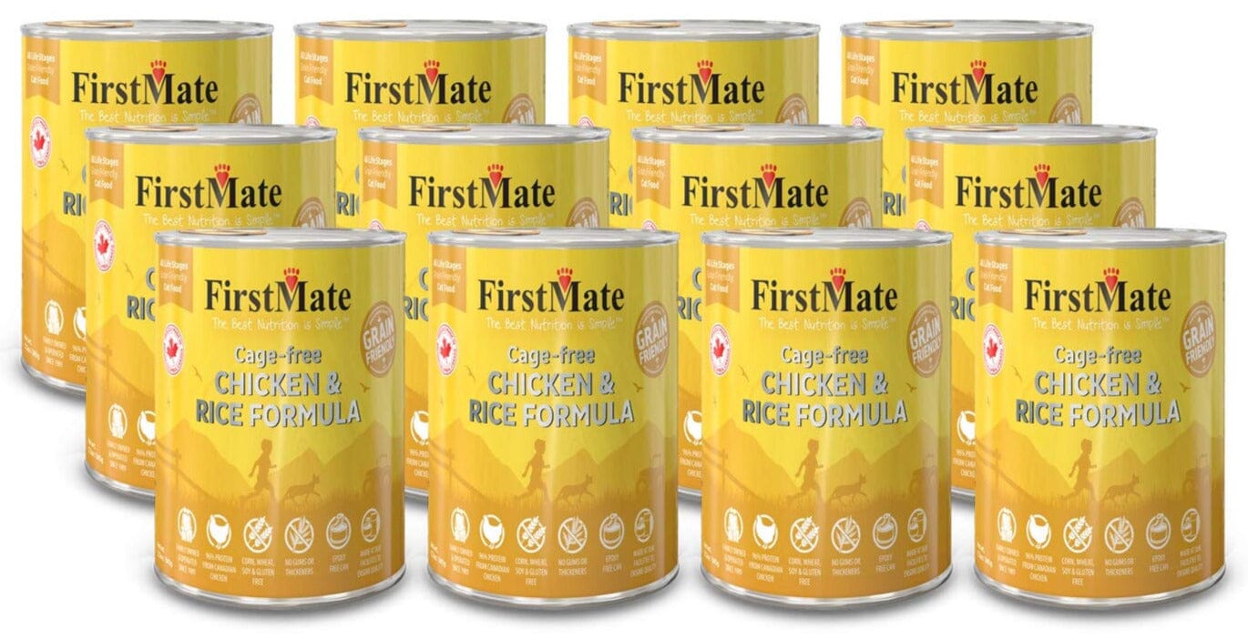 Firstmate Friendly Chicken and Rice Canned Dog Food - 12.2 Oz - Case of 12  