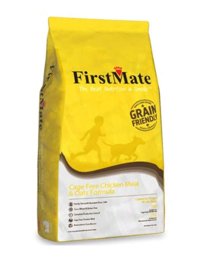 Firstmate Grain Friendly and Cage-Free Chicken and Oats Dry Dog Food - 25 Lbs  