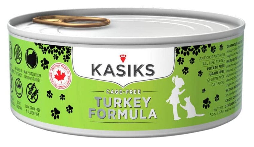 Firstmate Kasiks Grain-Free Turkey Canned Cat Food - 5.5 Oz - Case of 24  