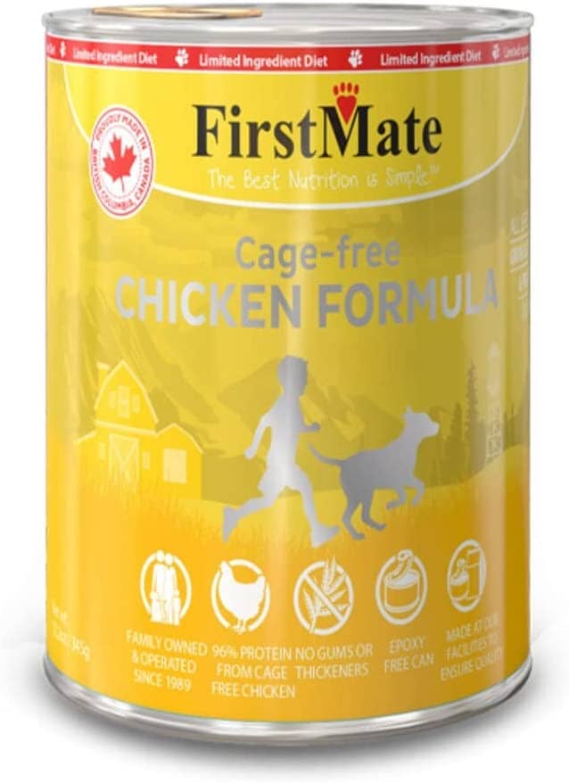 FirstMate Limited Ingredient Diet Grain-Free Chicken Canned Dog Food - 12.2 Oz - Case o...