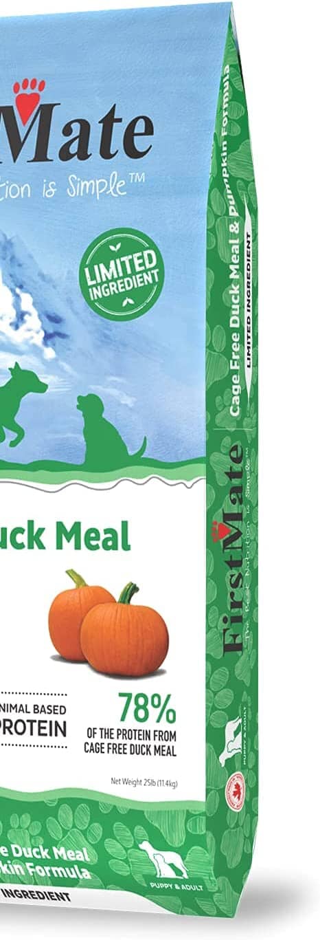 FirstMate Limited Ingredient Diet Grain-Free Duck and Pumpkin Dry Dog Food - 25 Lbs  