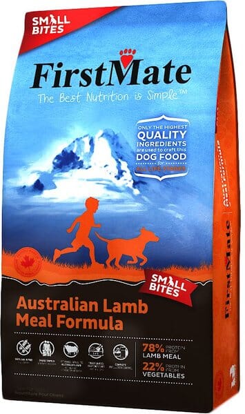 FirstMate Limited Ingredient Diet Grain-Free Small Bites Australian Lamb Dry Dog Food - 5 Lbs  