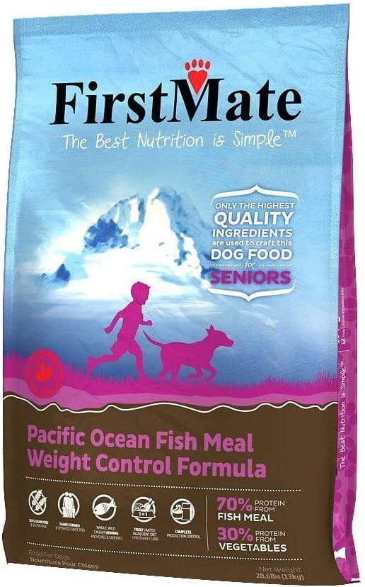 FirstMate Limited Ingredient Diet Grain-Free Weight Control OceanFish Dry Dog Food - 14.5 Lbs  