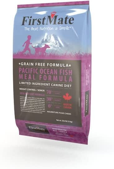 FirstMate Limited Ingredient Diet Grain-Free Weight Control OceanFish Dry Dog Food - 28...
