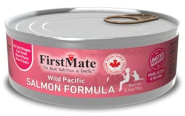 Firstmate Limited Ingredient Diet Wild Salmon Canned Cat Food - 3.2 Oz - Case of 24  