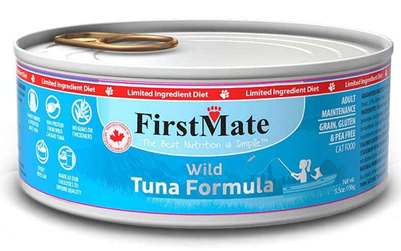 Firstmate Limited Ingredient Diet Wild Tuna Canned Cat Food - 5.5 Oz - Case of 24  