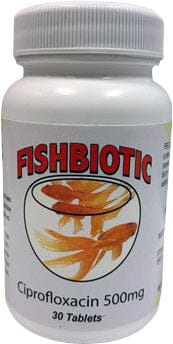 Fishbiotic Fishbiotic Ciprofloxacin Tablets Fish Medication - 500 Mg - 30 Count