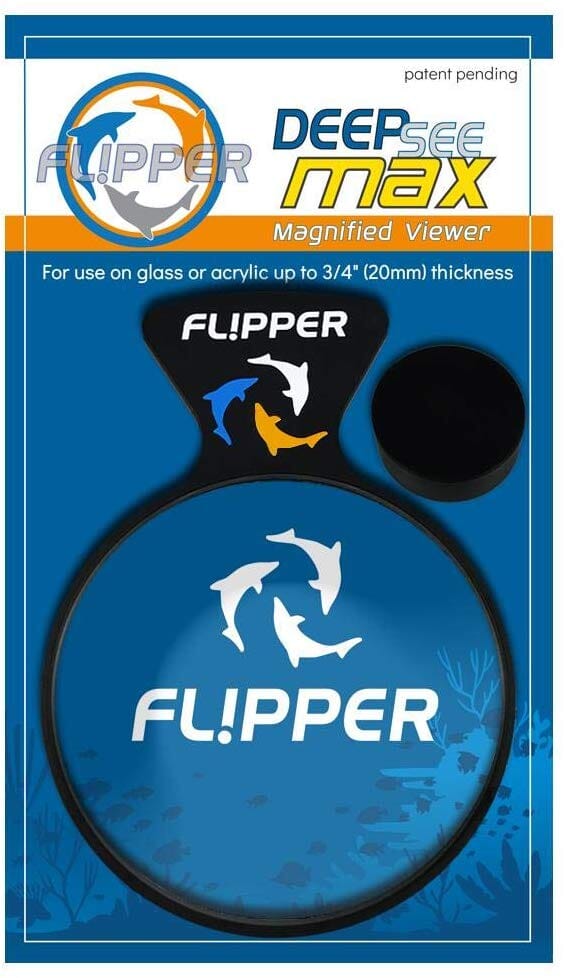 Flipper Cleaner Deepsee Magnetic Aquarium Viewer Max - 5 in  