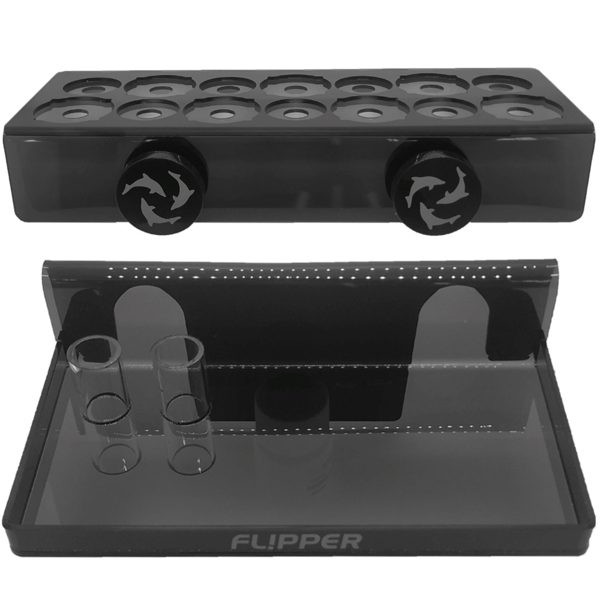 Flipper Cleaner Frag Station with Clip-On Utility Shelf Magnetic - One Size  