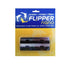 Flipper Cleaner Stainless Steel Replacement Blades for Glass Aquariums - Black - Nano, 2 Pack  