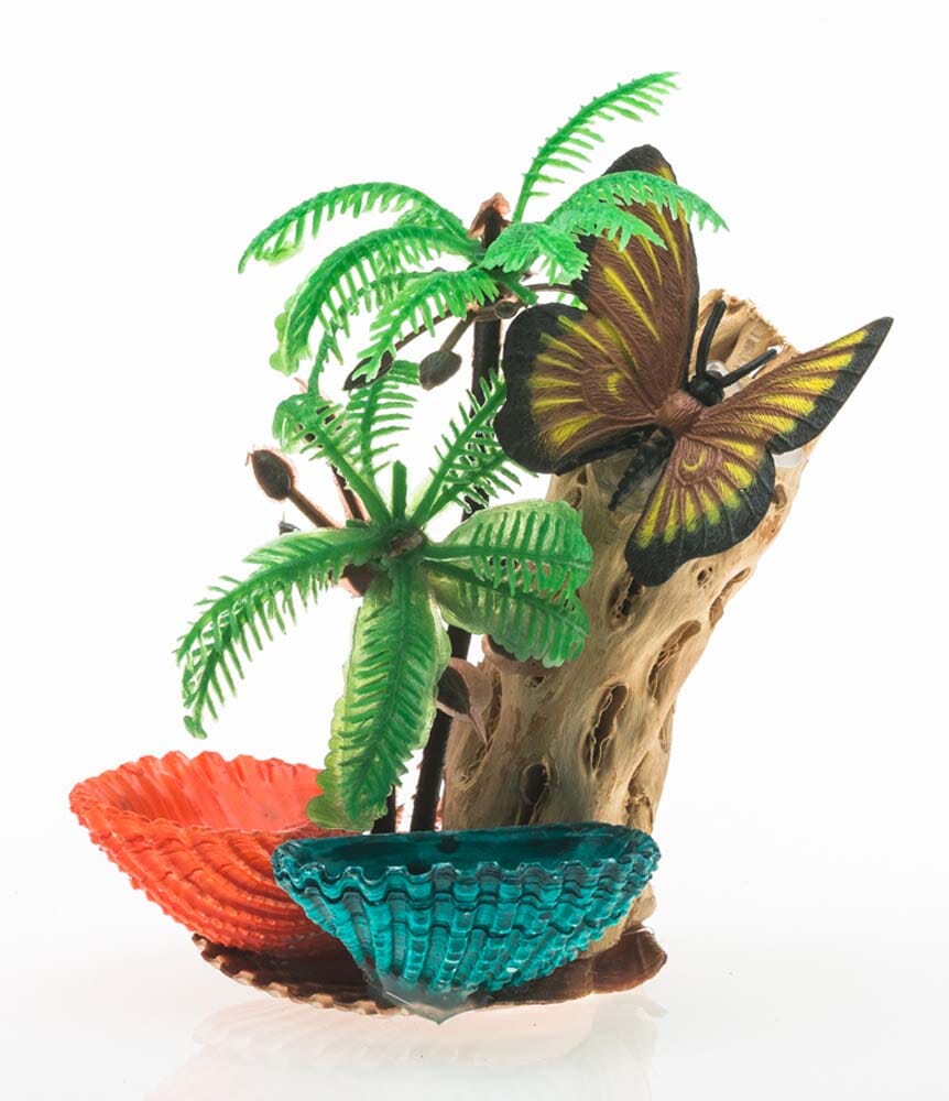 Florida Marine Research Colored Shellfeeder Stand with Palm Tree - Multi-Color  