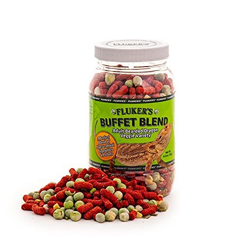 Fluker's Buffet Blend Veggie Variety for Adult Bearded Dragons - 4.5 oz  