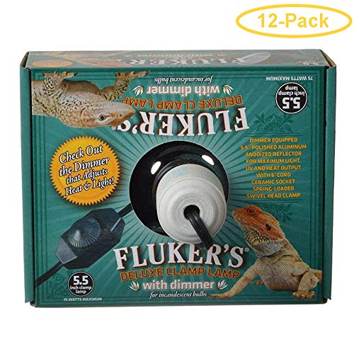 Fluker's Clamp Lamp with Dimmer - 5.5