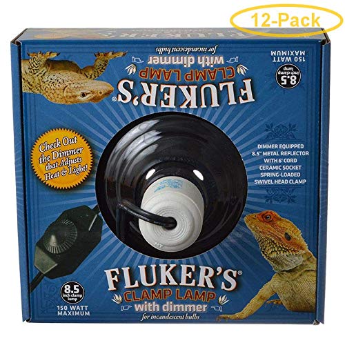 Fluker's Clamp Lamp with Dimmer - 8.5