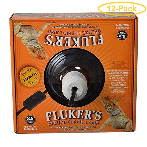 Fluker's Clamp Lamp with Switch - 8.5