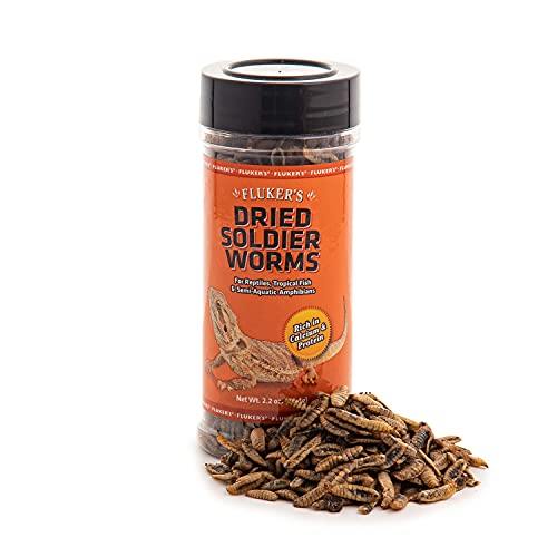 Fluker's Dried Soldier Worms - 2.2 oz  