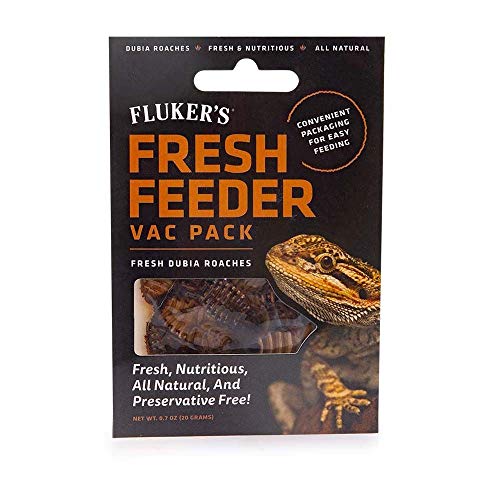 Fluker's Fresh Feeder Vac Pack - Fresh Dubia Roaches - 0.7 oz  