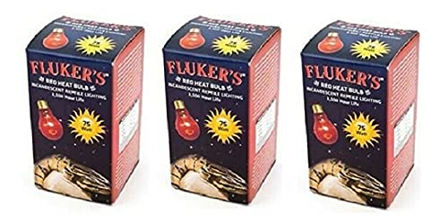 Fluker's Red Heat Bulb - 75 W  