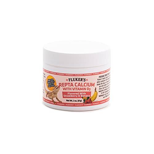 Fluker's ReptaCalcium with Vitamin D3 - Strawberry & Banana - 2 oz  