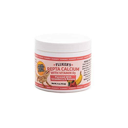 Fluker's ReptaCalcium with Vitamin D3 - Strawberry & Banana - 4 oz
