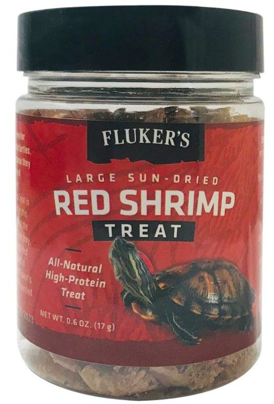 Fluker's Sun-Dried Large Red Shrimp Treat - 0.6 oz  