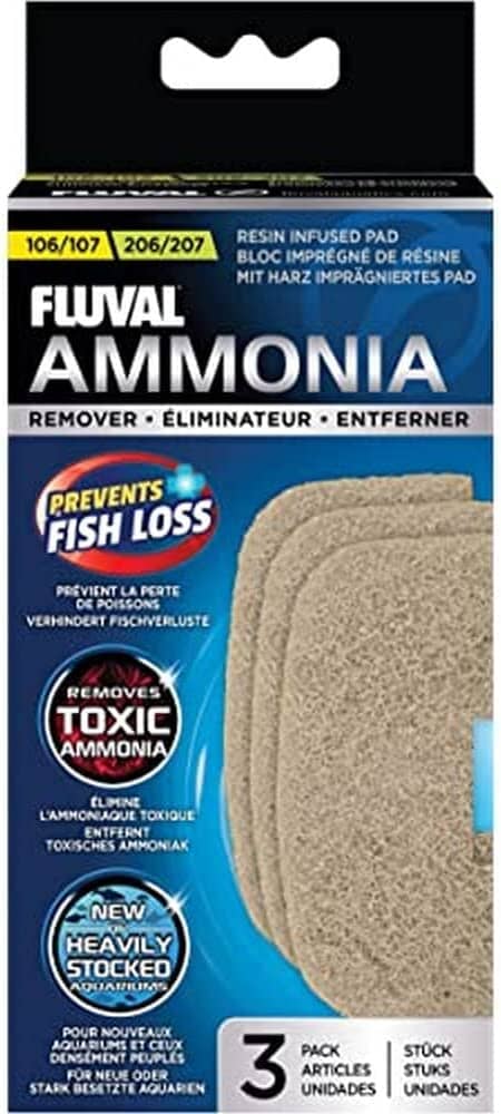 Fluval Ammonia Remover - 107/207 - 3 pk  