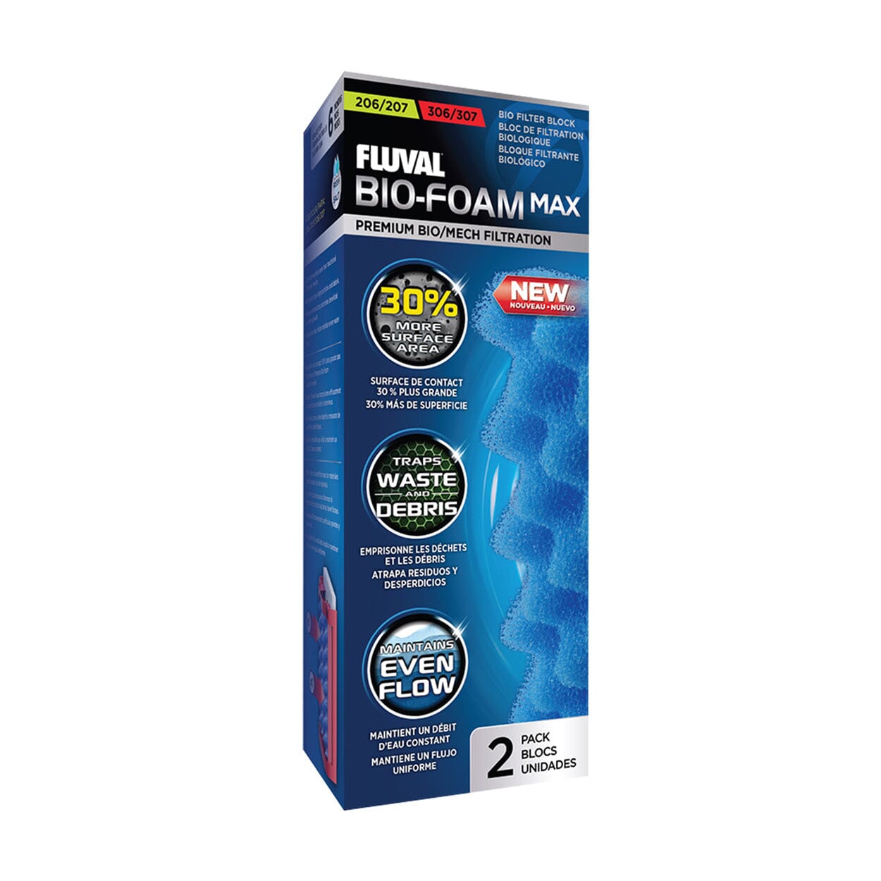 Fluval Bio-Foam Max 207/307 - 2 pk  