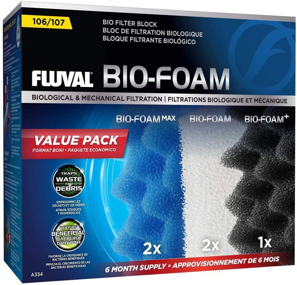 Fluval Bio-Foam Value Pack for 107  