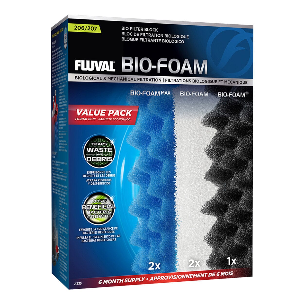 Fluval Bio-Foam Value Pack for 207  