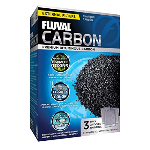Fluval Carbon Filter Insert - 100 g - 3 pk  