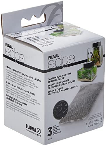 Fluval Edge Carbon Clean & Clear Renewal Sachets - 3 pk  