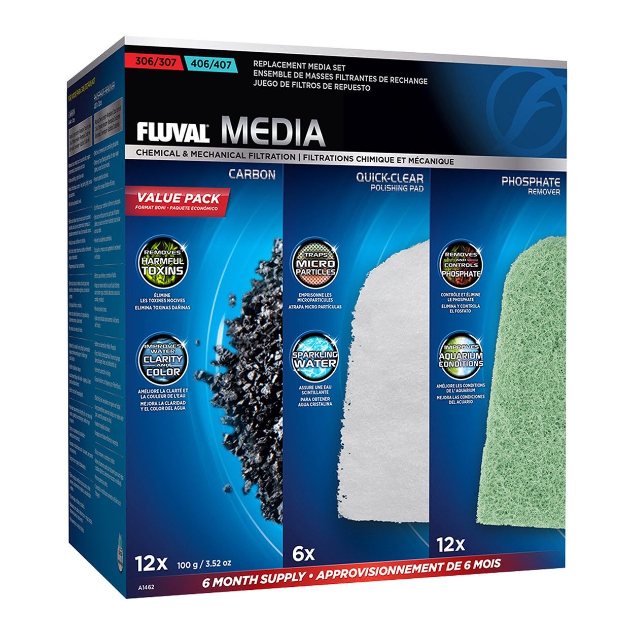 Fluval Media Value Pack for 306/406/307/407  