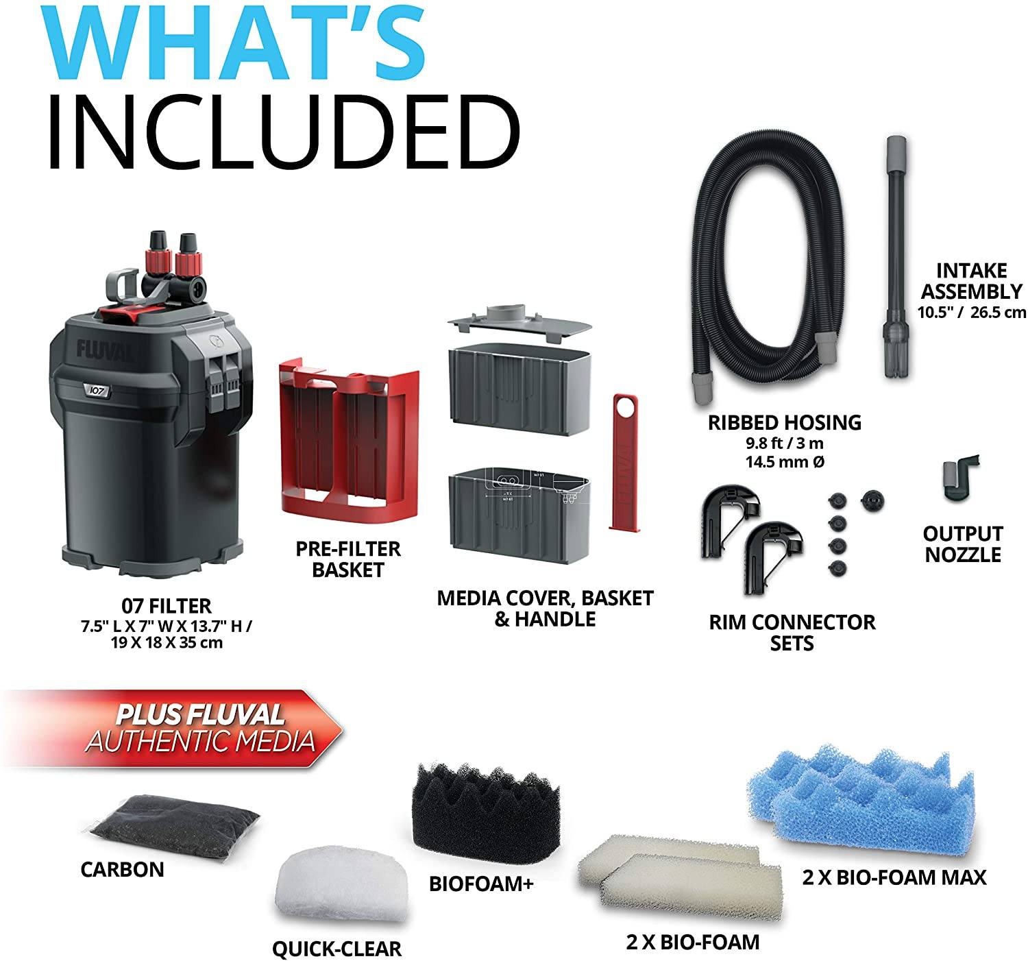 Fluval Performance Canister Filter - 107  