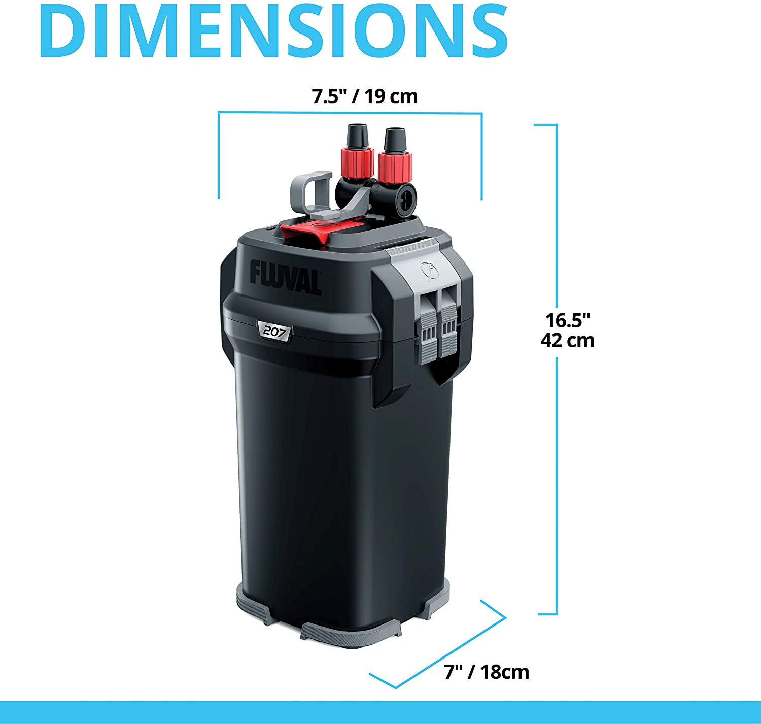 Fluval Performance Canister Filter - 207  