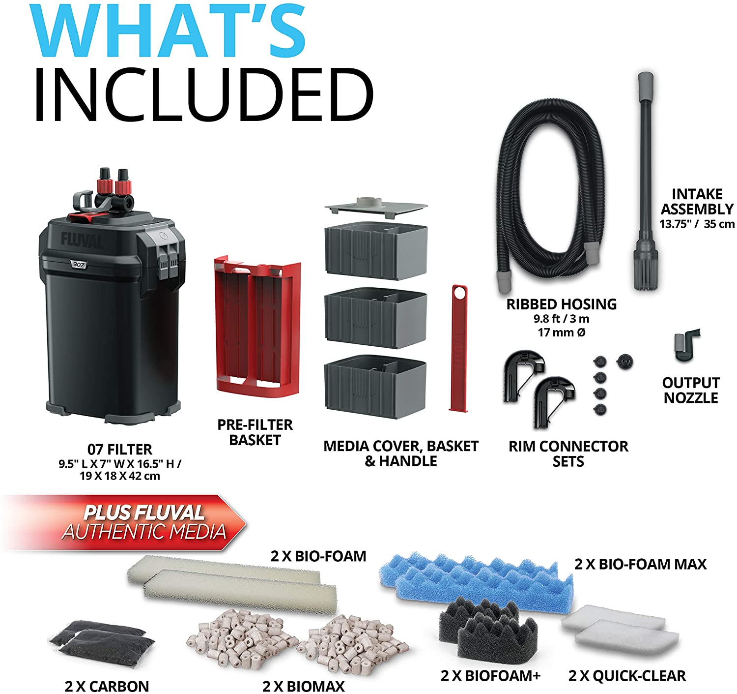 Fluval Performance Canister Filter - 307  
