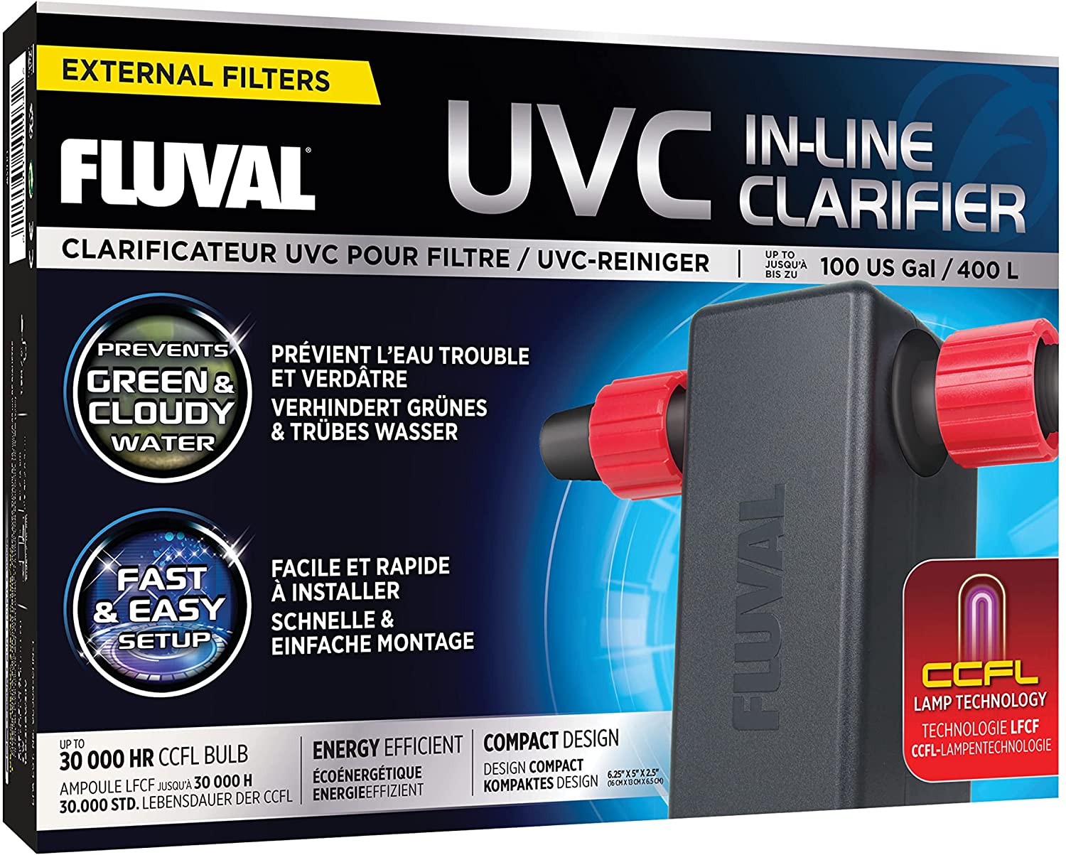 Fluval UVC In-Line Clarifier  