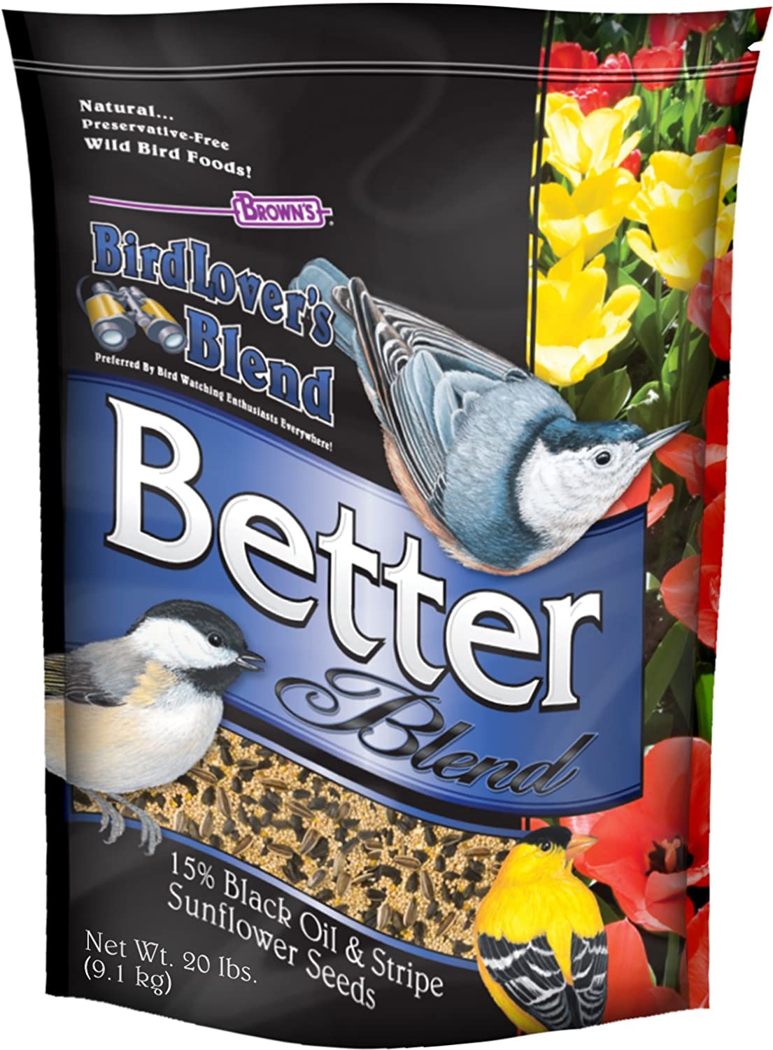 F.M. Brown's Birdluver's Better Blend Bird Food - 20 lb Bag  