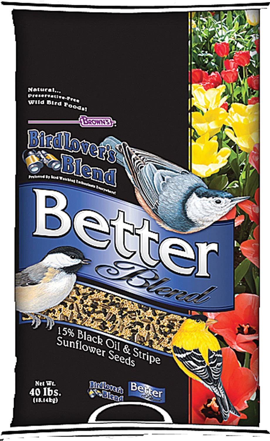 F.M. Brown's Birdluver's Better Blend Bird Food - 40 lb Bag  