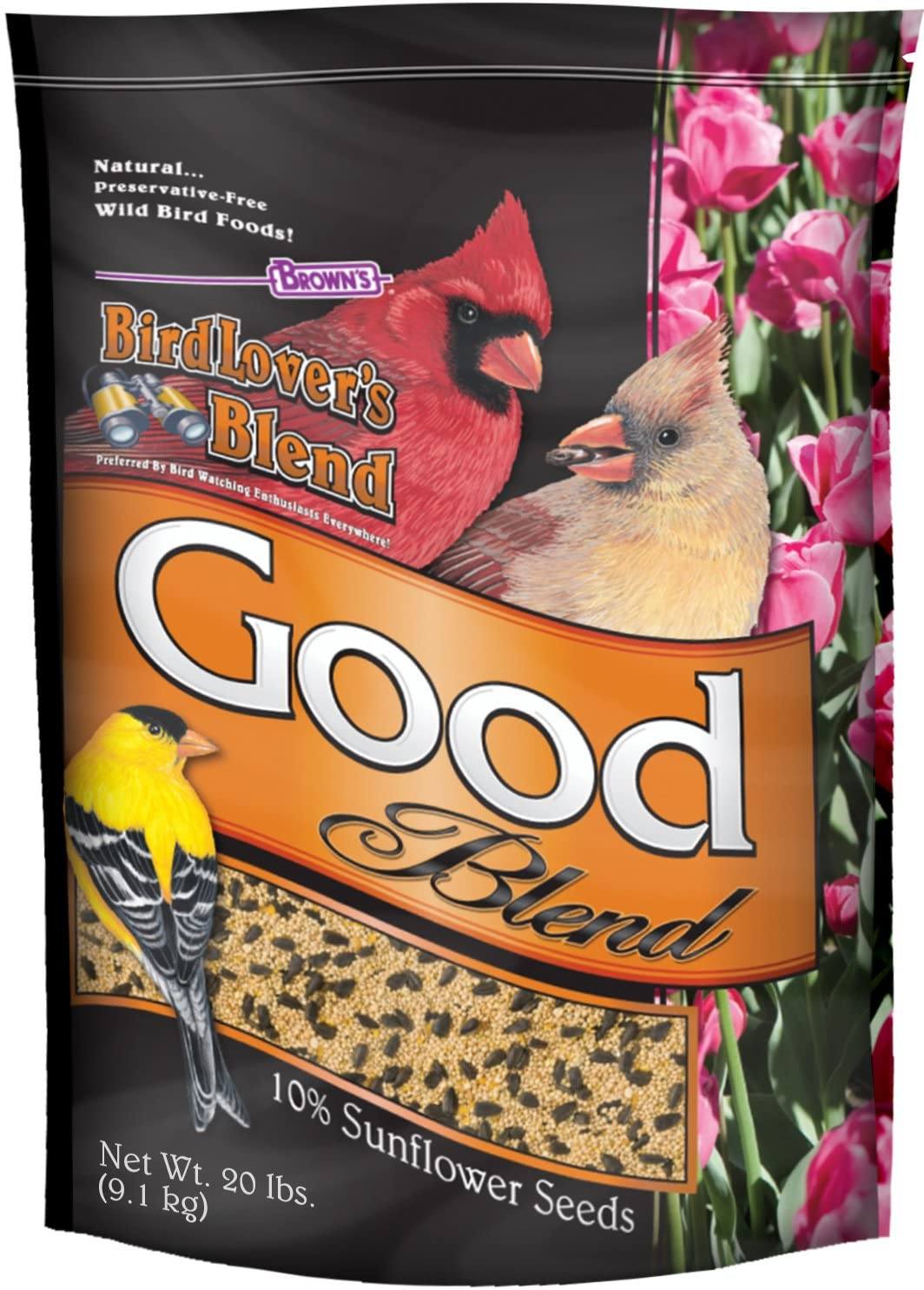 F.M. Brown's Birdluver's Good Blend Bird Food - 20 lb Bag  