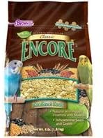 F.M. Brown's Encore Classic Natural Parakeet Bird Food - 4 lb Bag  