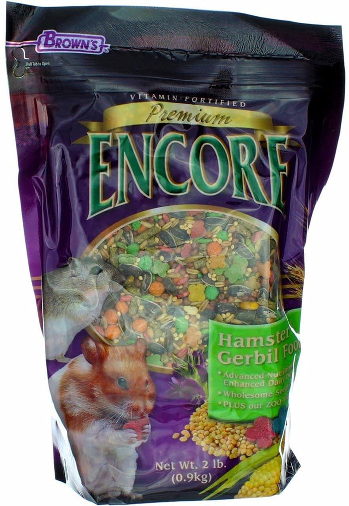 F.M. Brown's Encore Premium Hamster Small Animal Food - 2 lb Bag