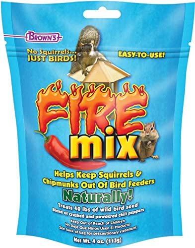 F.M. Brown's Fire Mix with Crushed Cayenne and Powder Bird Food - 4 oz  