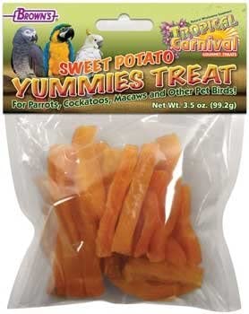 F.M. Brown's Super Premium   Natural Sweet Potato Yummies Bird Treats - 3.5 oz  